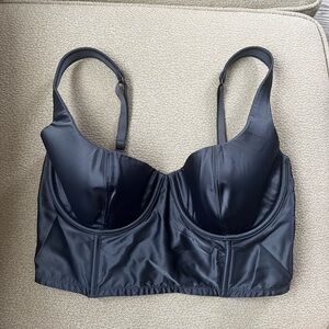 Victoria Secret Corset Bustier 34D Slate Blue